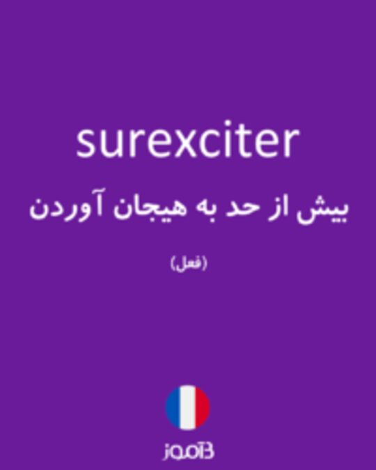  تصویر surexciter - دیکشنری انگلیسی بیاموز