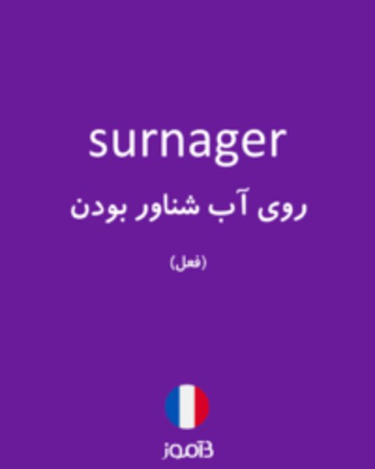  تصویر surnager - دیکشنری انگلیسی بیاموز