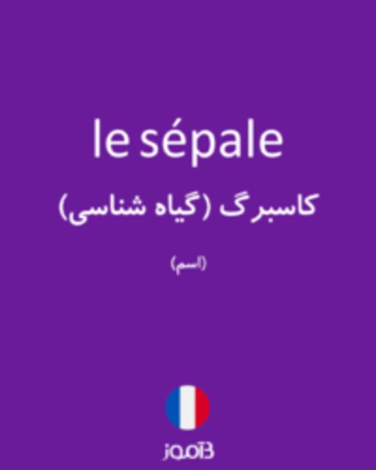  تصویر le sépale - دیکشنری انگلیسی بیاموز