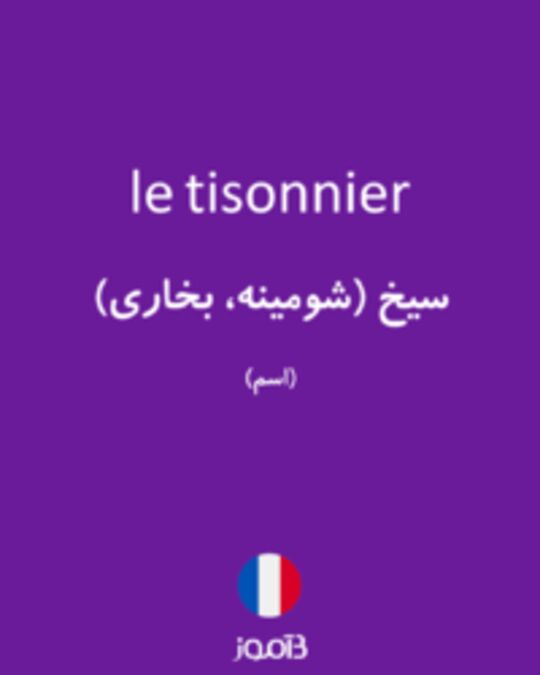  تصویر le tisonnier - دیکشنری انگلیسی بیاموز