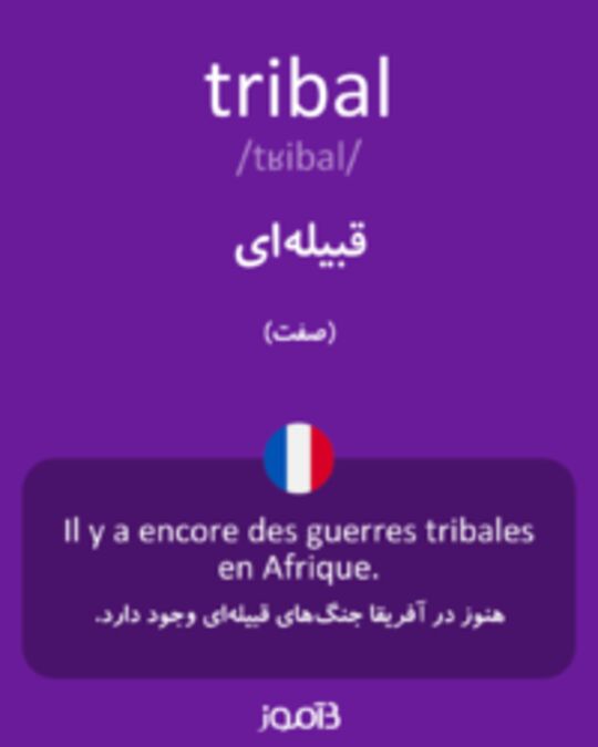  تصویر tribal - دیکشنری انگلیسی بیاموز