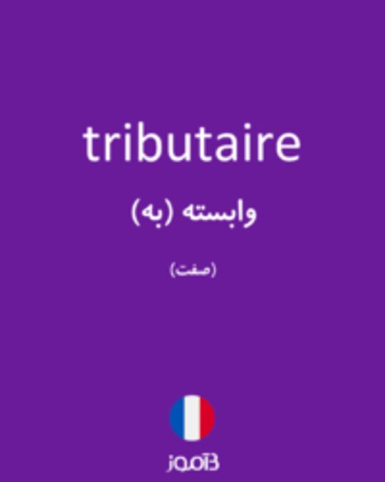  تصویر tributaire - دیکشنری انگلیسی بیاموز