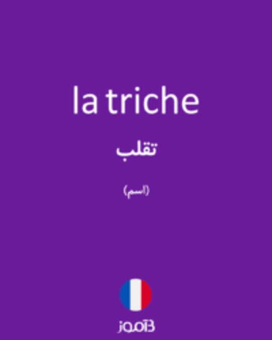  تصویر la triche - دیکشنری انگلیسی بیاموز