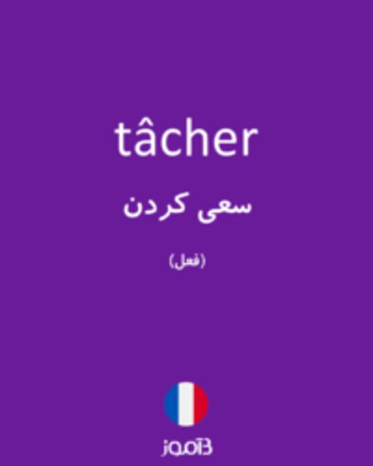  تصویر tâcher - دیکشنری انگلیسی بیاموز