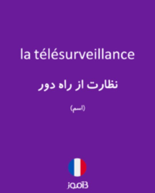  تصویر la télésurveillance - دیکشنری انگلیسی بیاموز