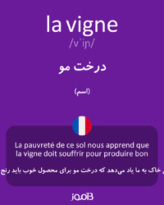  تصویر la vigne - دیکشنری انگلیسی بیاموز