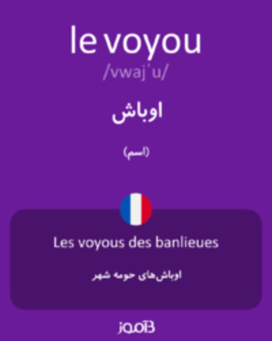  تصویر le voyou - دیکشنری انگلیسی بیاموز