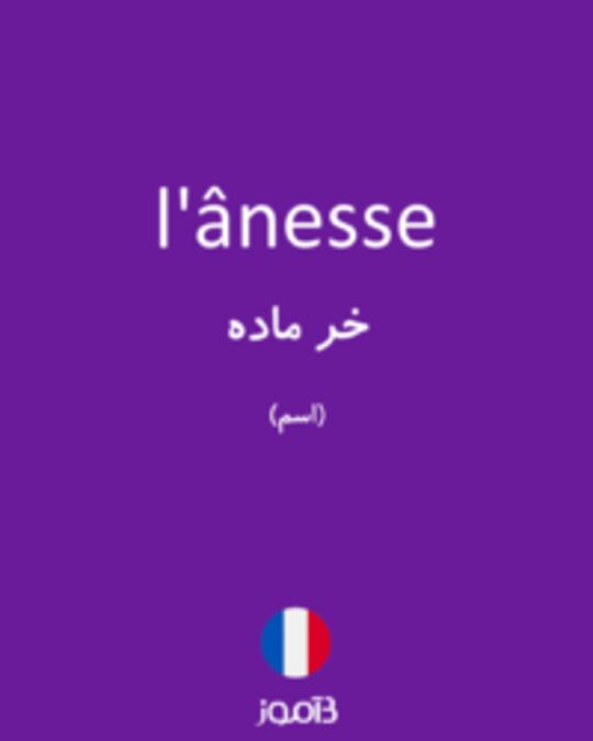  تصویر l'ânesse - دیکشنری انگلیسی بیاموز