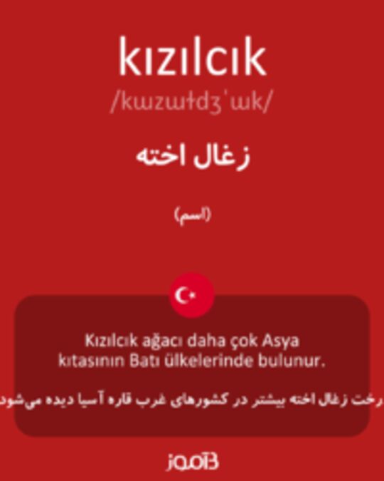  تصویر kızılcık - دیکشنری انگلیسی بیاموز