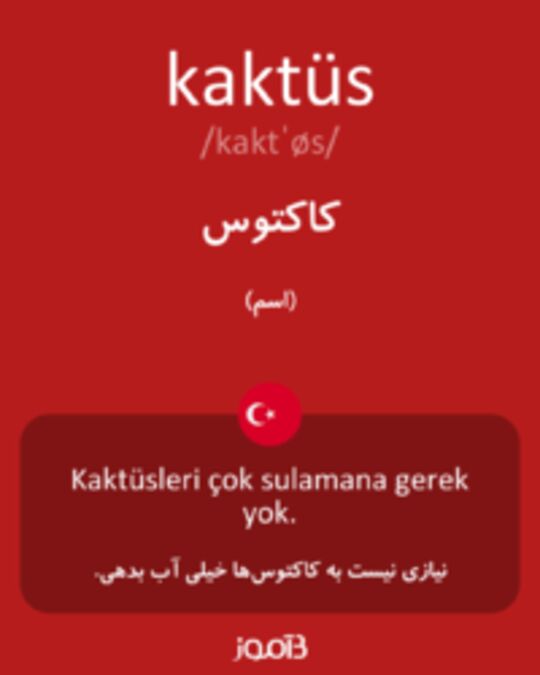  تصویر kaktüs - دیکشنری انگلیسی بیاموز