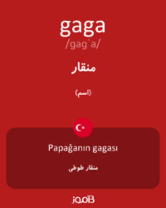  تصویر gaga - دیکشنری انگلیسی بیاموز