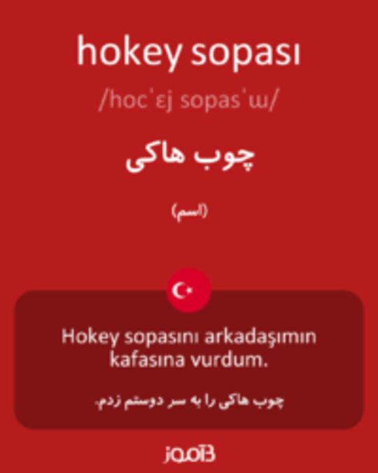  تصویر hokey sopası - دیکشنری انگلیسی بیاموز