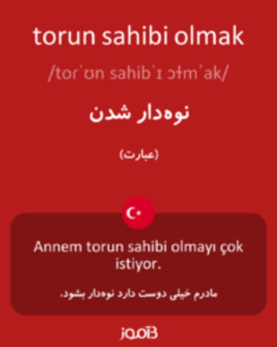  تصویر torun sahibi olmak - دیکشنری انگلیسی بیاموز