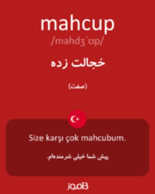  تصویر mahcup - دیکشنری انگلیسی بیاموز