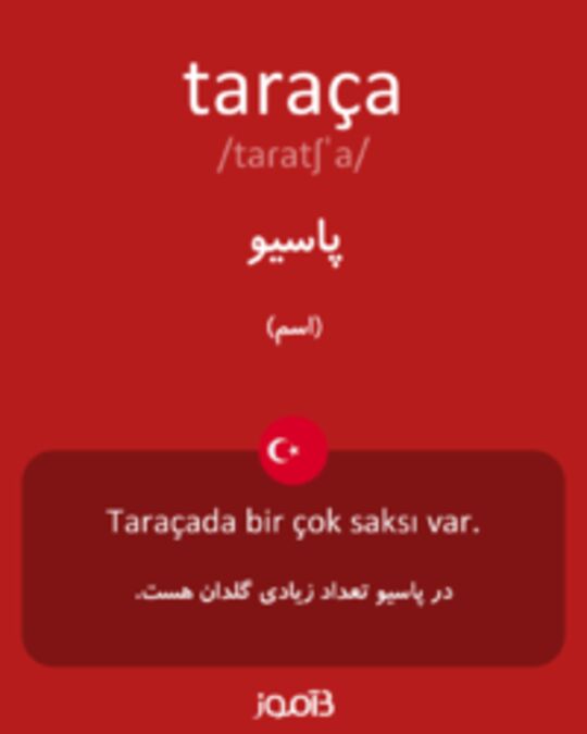  تصویر taraça - دیکشنری انگلیسی بیاموز