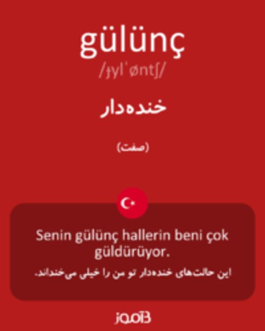  تصویر gülünç - دیکشنری انگلیسی بیاموز