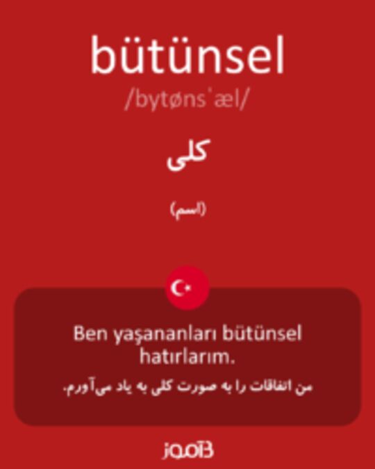  تصویر bütünsel - دیکشنری انگلیسی بیاموز