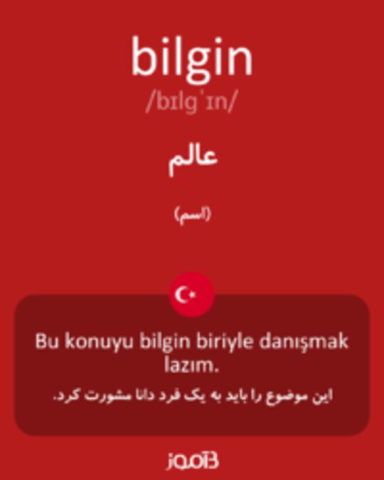  تصویر bilgin - دیکشنری انگلیسی بیاموز