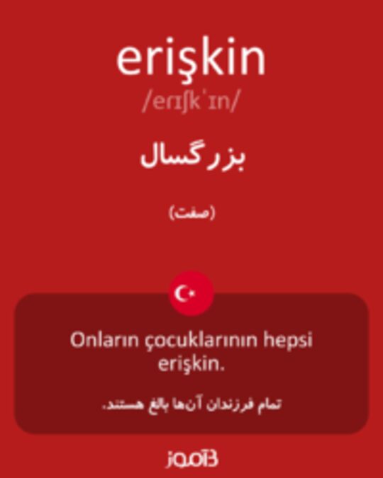  تصویر erişkin - دیکشنری انگلیسی بیاموز