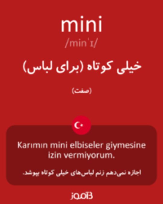  تصویر mini - دیکشنری انگلیسی بیاموز