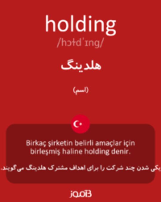  تصویر holding - دیکشنری انگلیسی بیاموز