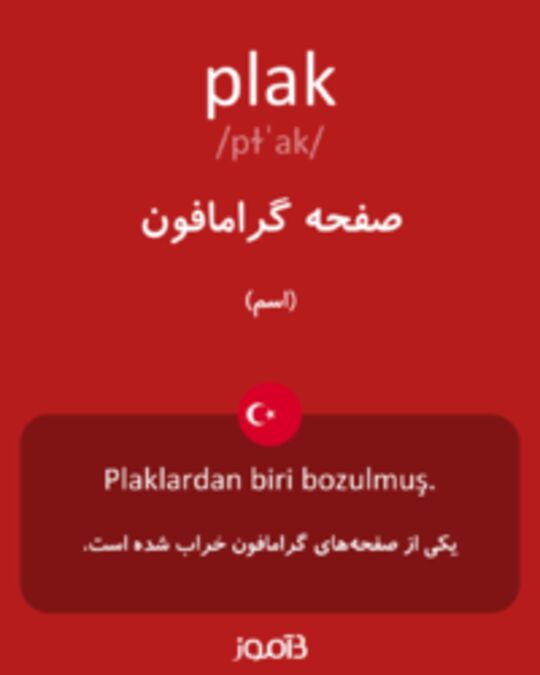  تصویر plak - دیکشنری انگلیسی بیاموز