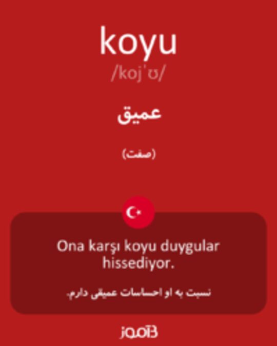  تصویر koyu - دیکشنری انگلیسی بیاموز