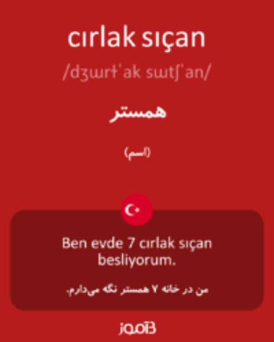  تصویر cırlak sıçan - دیکشنری انگلیسی بیاموز