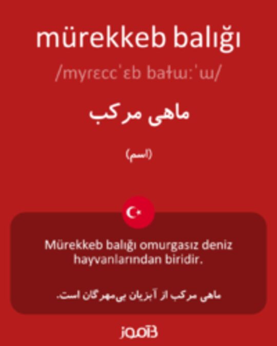  تصویر mürekkeb balığı - دیکشنری انگلیسی بیاموز