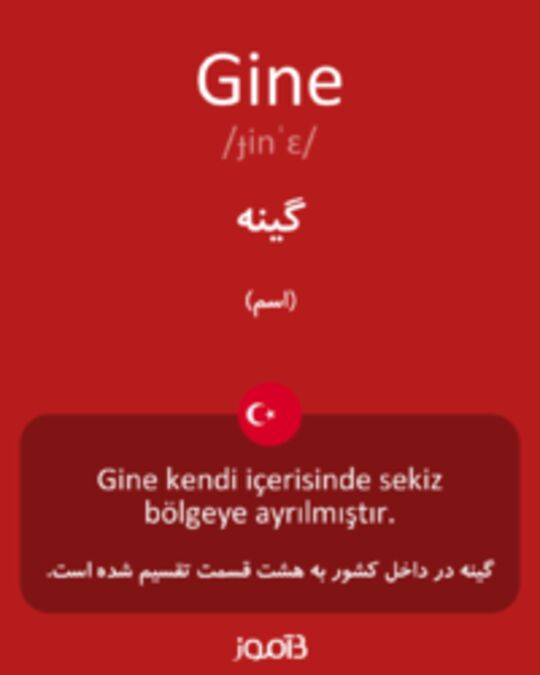  تصویر Gine - دیکشنری انگلیسی بیاموز