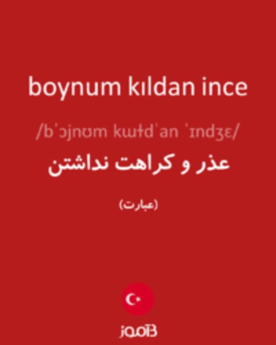  تصویر boynum kıldan ince - دیکشنری انگلیسی بیاموز