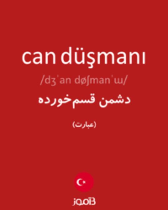  تصویر can düşmanı - دیکشنری انگلیسی بیاموز