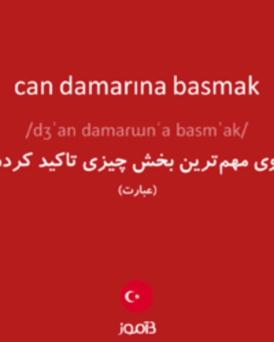  تصویر can damarına basmak - دیکشنری انگلیسی بیاموز