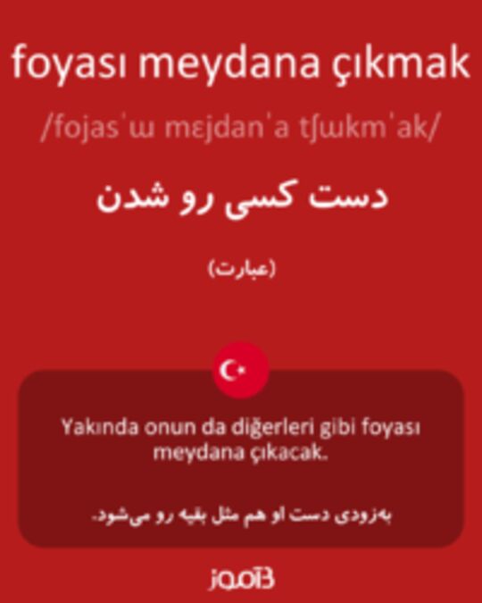  تصویر foyası meydana çıkmak - دیکشنری انگلیسی بیاموز