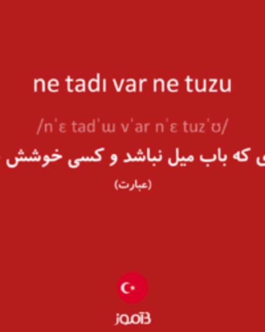  تصویر ne tadı var ne tuzu - دیکشنری انگلیسی بیاموز