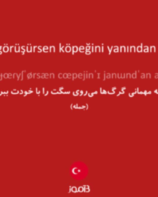  تصویر kurtla görüşürsen köpeğini yanından ayırma - دیکشنری انگلیسی بیاموز