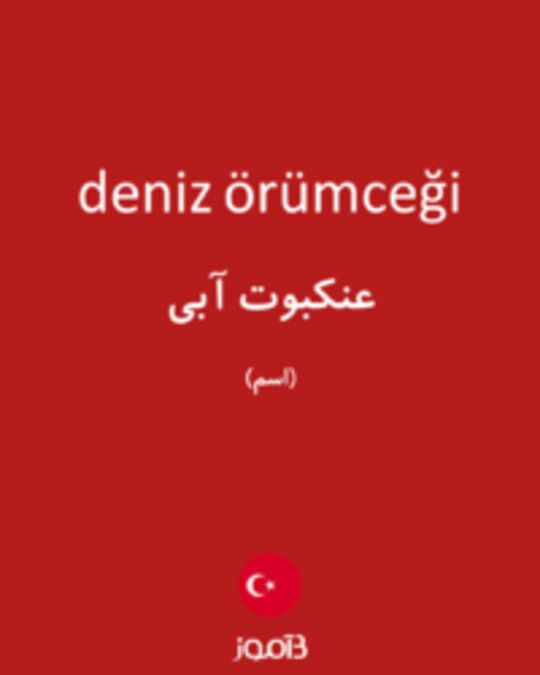  تصویر deniz örümceği - دیکشنری انگلیسی بیاموز