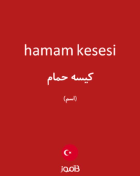  تصویر hamam kesesi - دیکشنری انگلیسی بیاموز