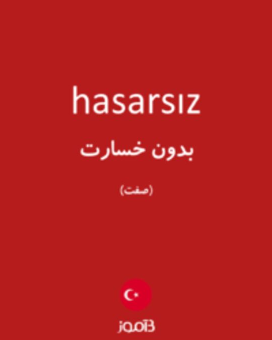  تصویر hasarsız - دیکشنری انگلیسی بیاموز