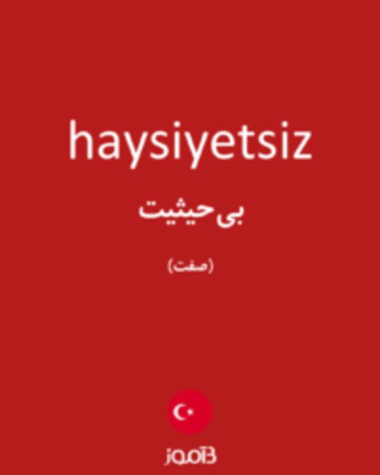  تصویر haysiyetsiz - دیکشنری انگلیسی بیاموز