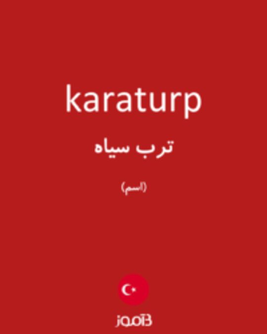  تصویر karaturp - دیکشنری انگلیسی بیاموز