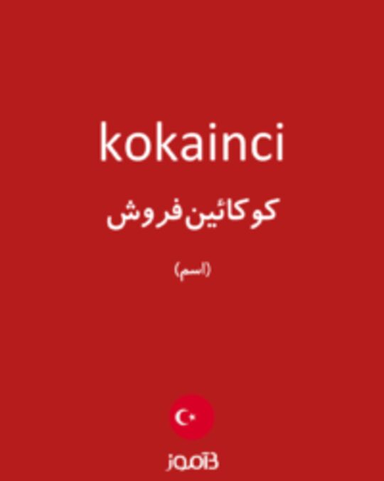  تصویر kokainci - دیکشنری انگلیسی بیاموز