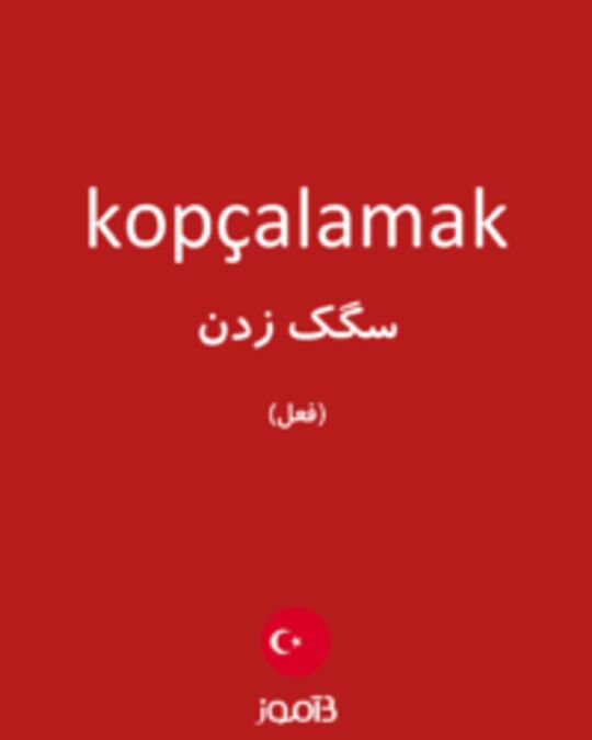  تصویر kopçalamak - دیکشنری انگلیسی بیاموز