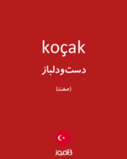  تصویر koçak - دیکشنری انگلیسی بیاموز