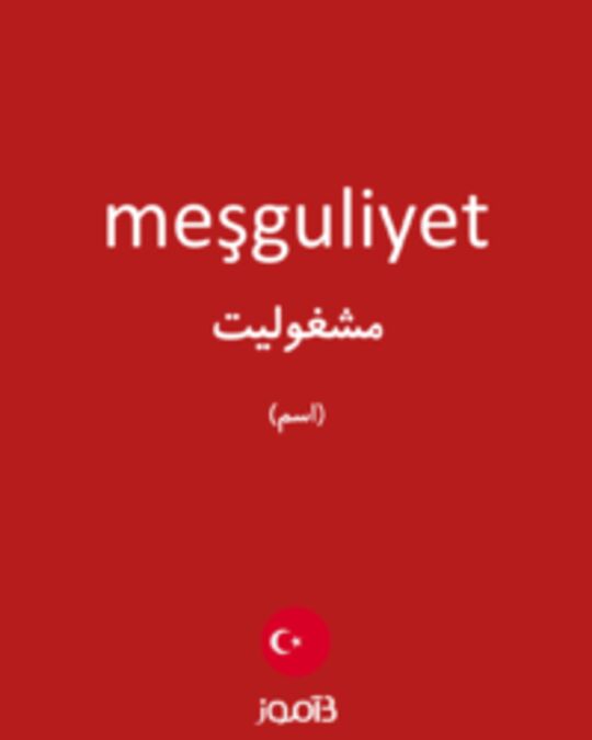  تصویر meşguliyet - دیکشنری انگلیسی بیاموز