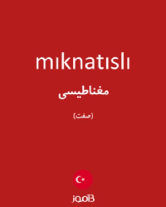  تصویر mıknatıslı - دیکشنری انگلیسی بیاموز