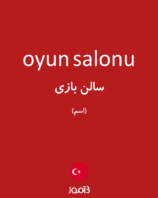  تصویر oyun salonu - دیکشنری انگلیسی بیاموز