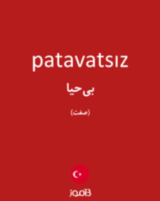  تصویر patavatsız - دیکشنری انگلیسی بیاموز