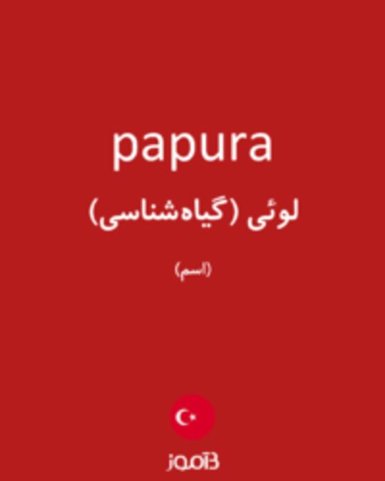  تصویر papura - دیکشنری انگلیسی بیاموز