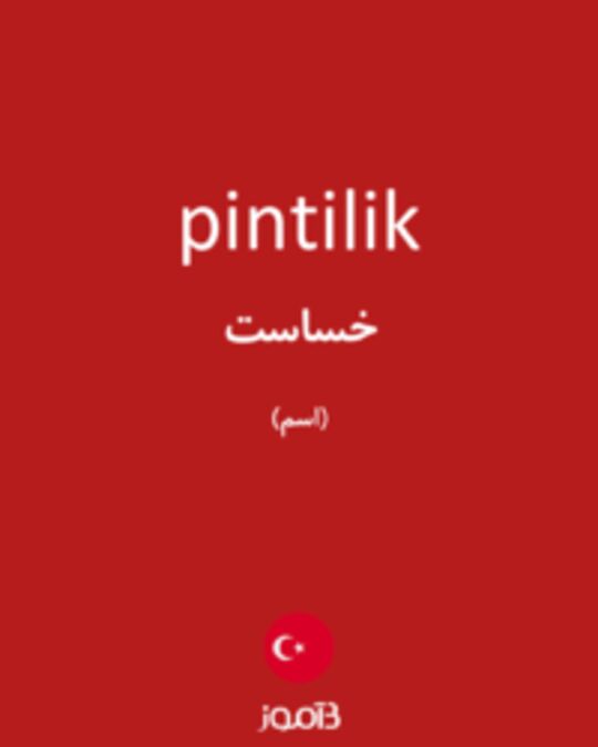  تصویر pintilik - دیکشنری انگلیسی بیاموز